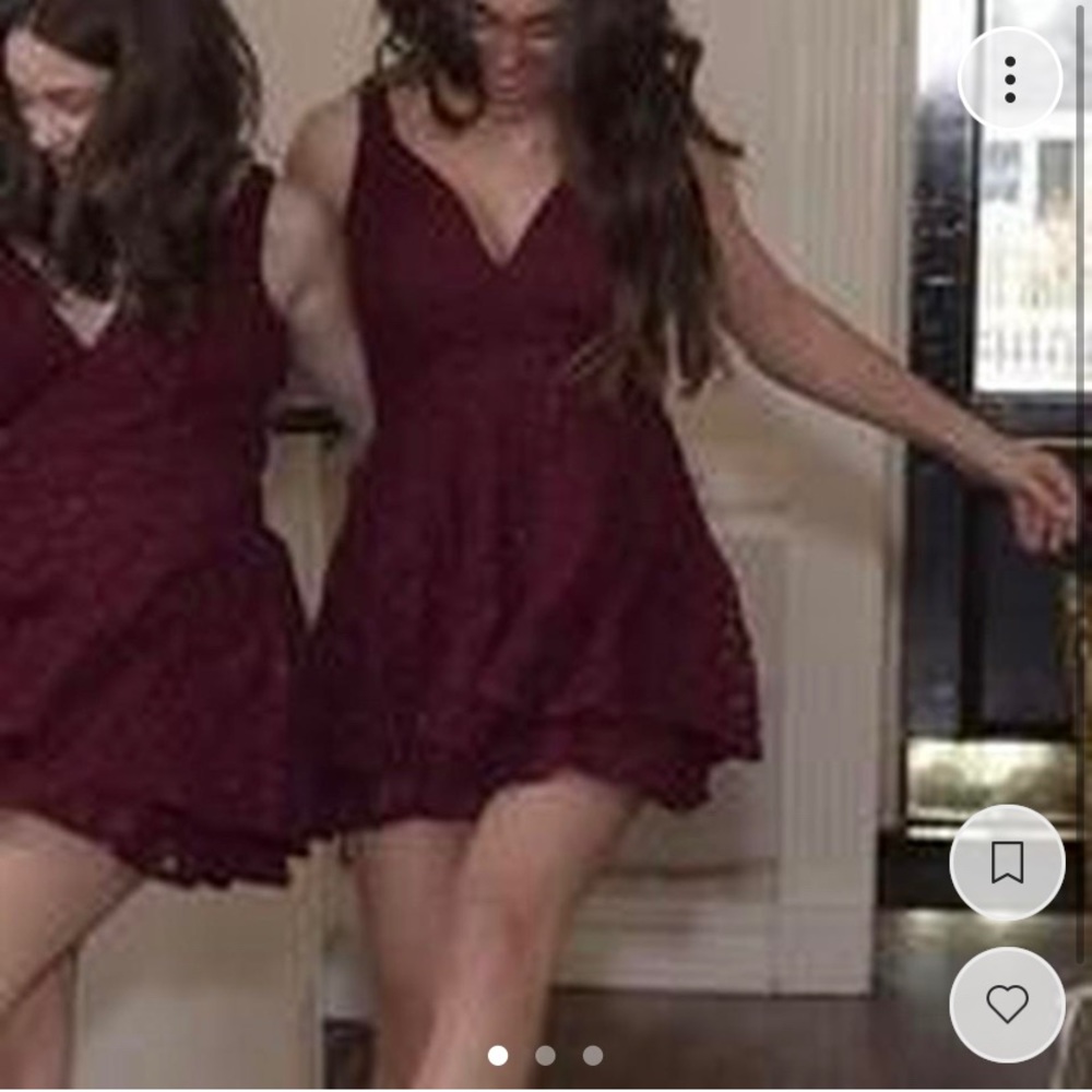 macy’s (emerald sundae) wine a line dress